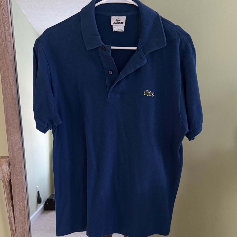 Lacoste Men's Dark Blue Polo Shirt